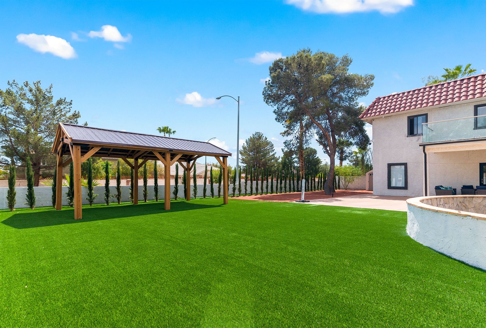 Peaceful Healing Garden At Las Vegas Addiction Treatment Center.