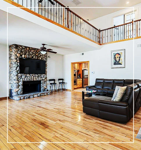 A Luxurious Living Room, Designed For Clients In A Peaceful Alcohol Rehab Setting.