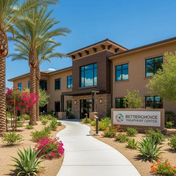 Betterchoice Treatment Center Exterior In Las Vegas, Emphasizing A Welcoming Environment For Addiction Treatment