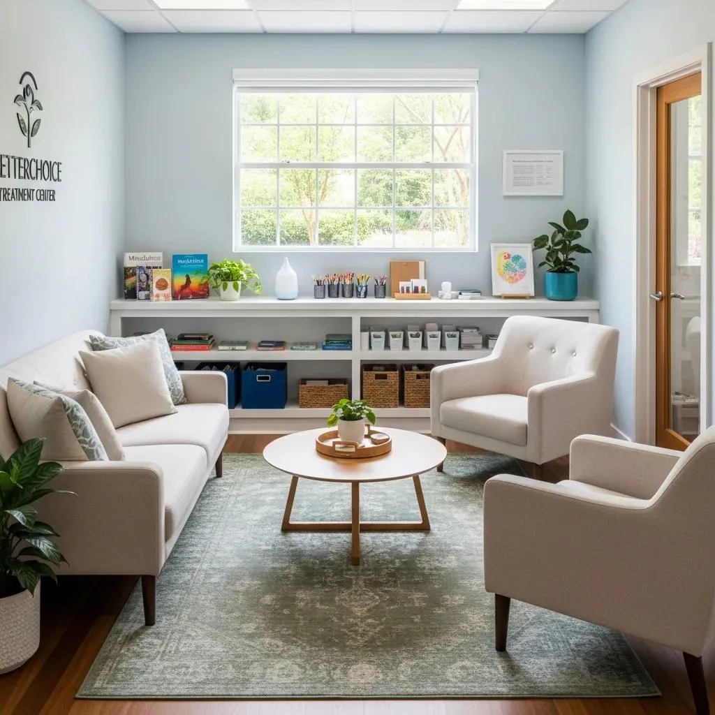 Marijuana Detox Program North Las Vegas, Nevada Comfortable Therapy Room At Betterchoice’s Medically Supervised Marijuana Detox Program