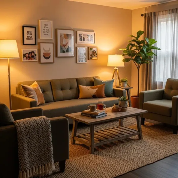 Blogs Cozy Living Room In A Sober Living Home, Emphasizing A Supportive And Welcoming Environment