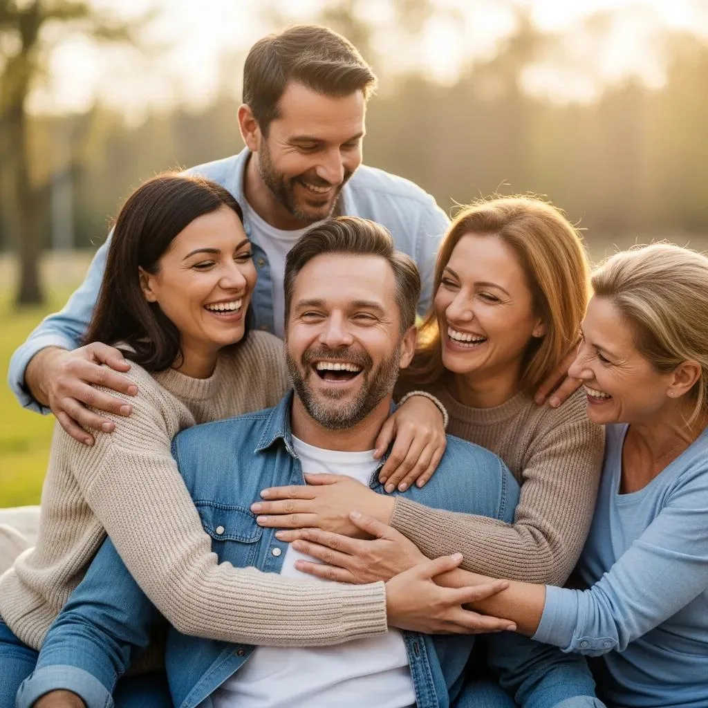 Family Celebrating Recovery Milestones, Illustrating The Positive Outcomes Of Family Therapy In Addiction Treatment