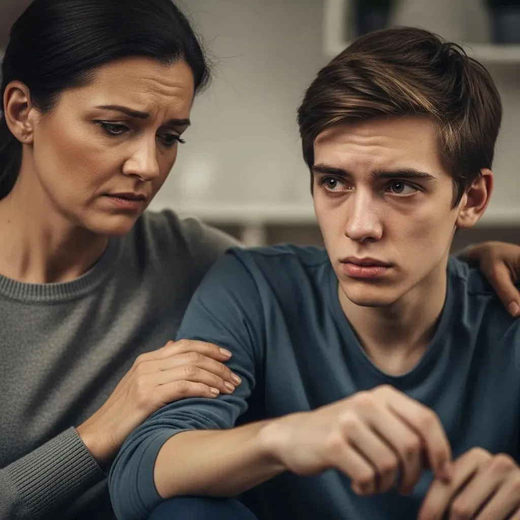 A Family Member Noticing Behavioral And Physical Signs Of Cocaine Use In A Loved One At Home