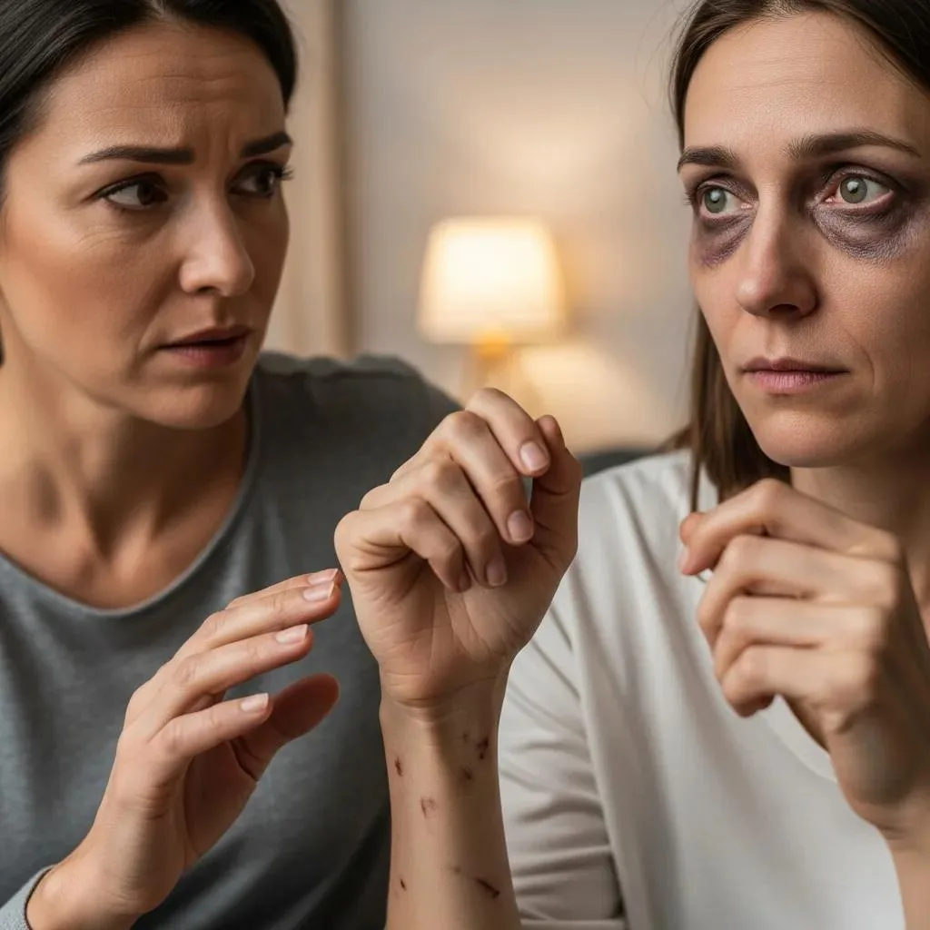 Meth Rehab Program Las Vegas, Nevada Family Member Noticing Signs Of Methamphetamine Addiction, Emphasizing Awareness And Support