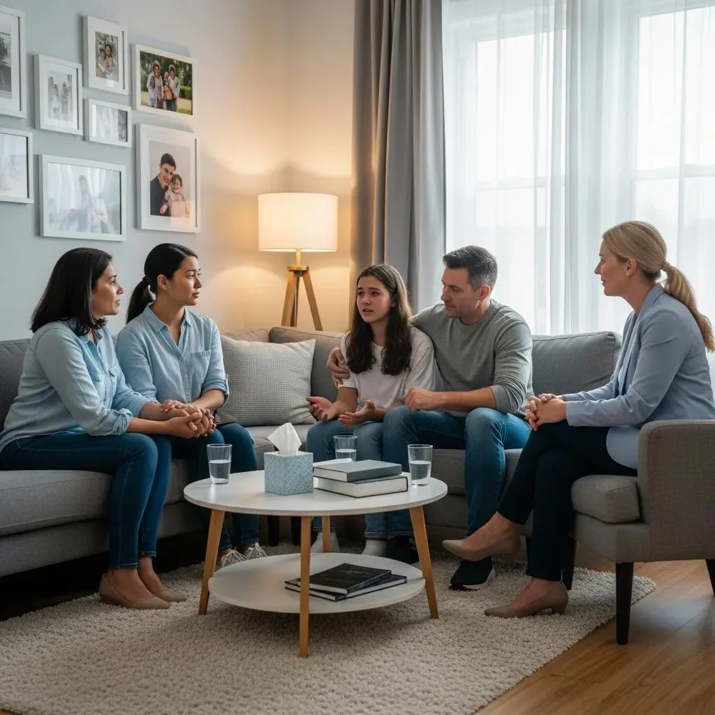Family Session Focused On Practical Support For Bipolar Disorder And Substance Use Recovery