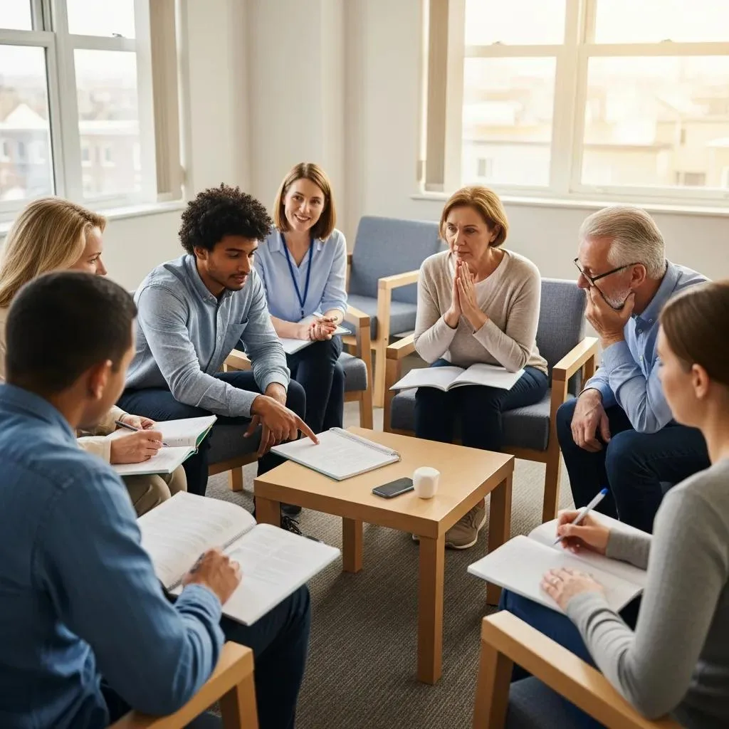 Group Dbt Skills Training Session At Betterchoice To Practice Coping Strategies For Recovery