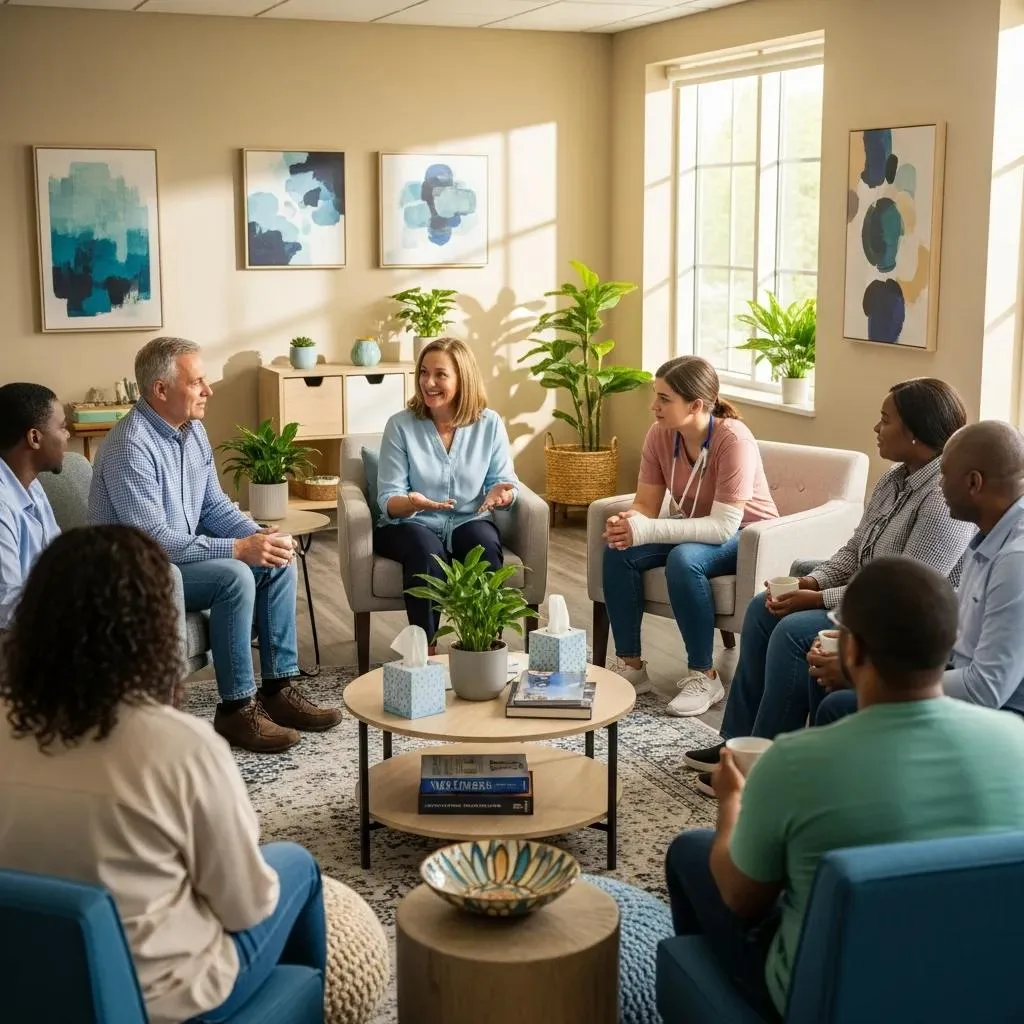 Treating Anxiety &Amp; Addiction In Las Vegas Therapist And Group In An Inpatient Dual Diagnosis Program