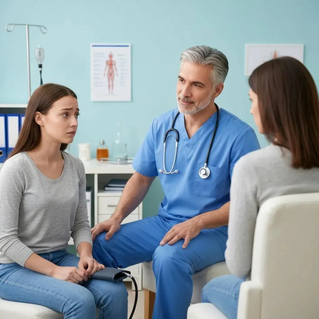 Clinician Conducting An Intake Assessment For Alcohol Detox