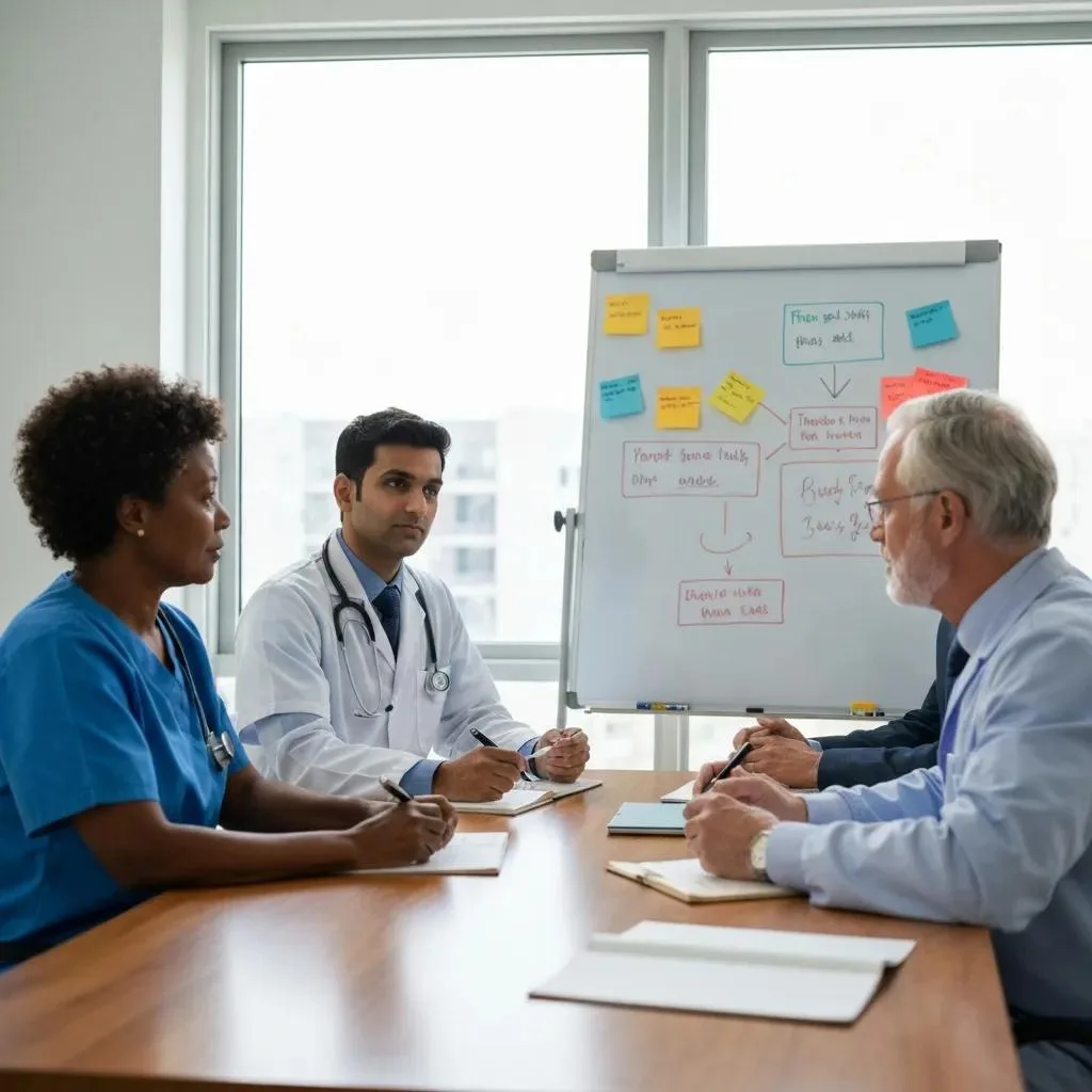 Key Steps In Your Initial Assessment At An Addiction Treatment Center: A Complete Guide Care Team Collaborating To Create A Personalized Addiction Treatment Plan