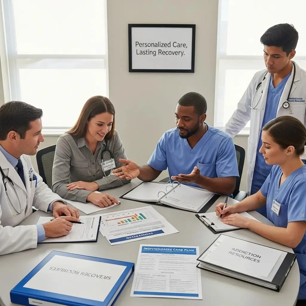 Healthcare Team At Betterchoice Reviewing A Personalized Treatment Plan