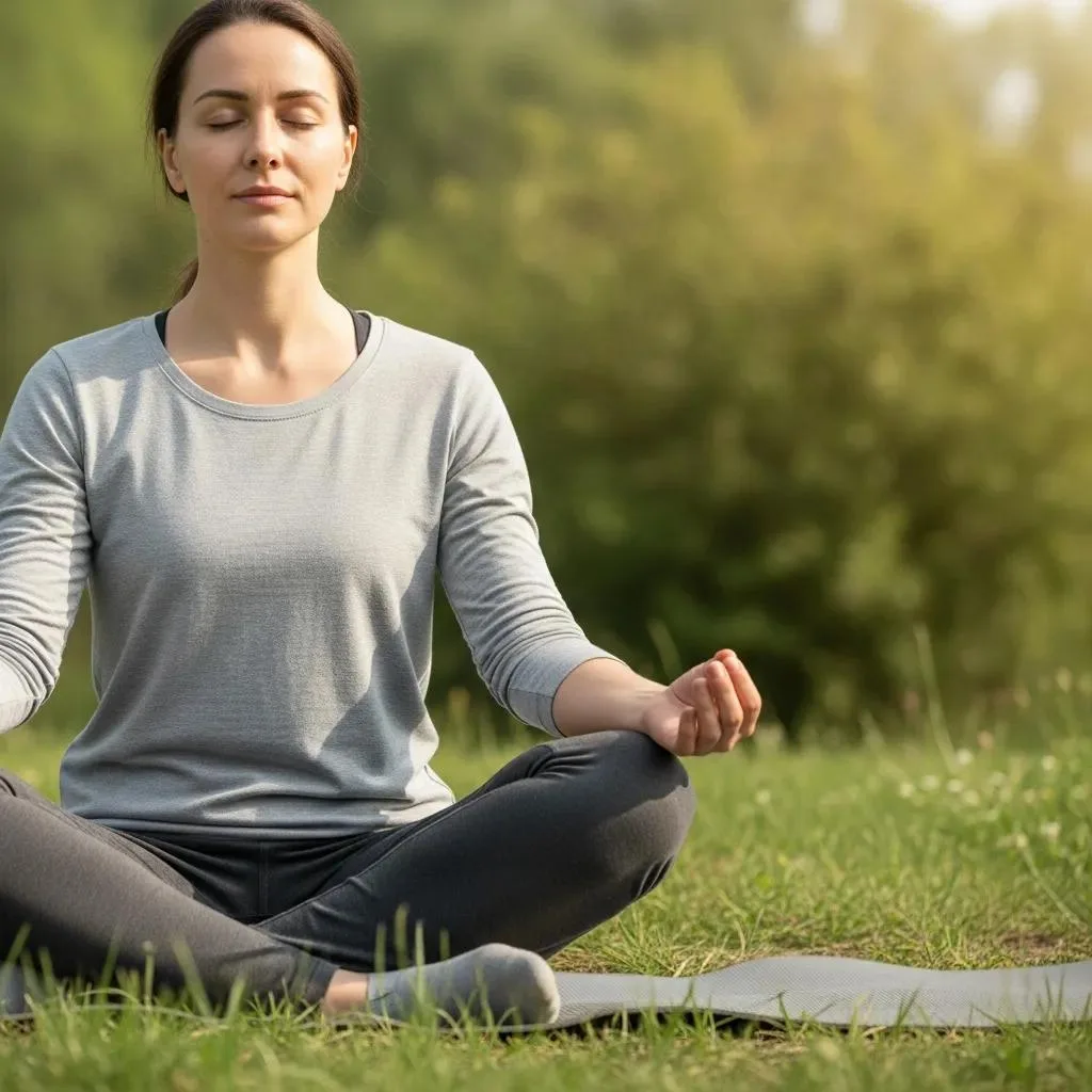 Person Meditating Outdoors — A Simple Mindfulness Practice To Support Recovery