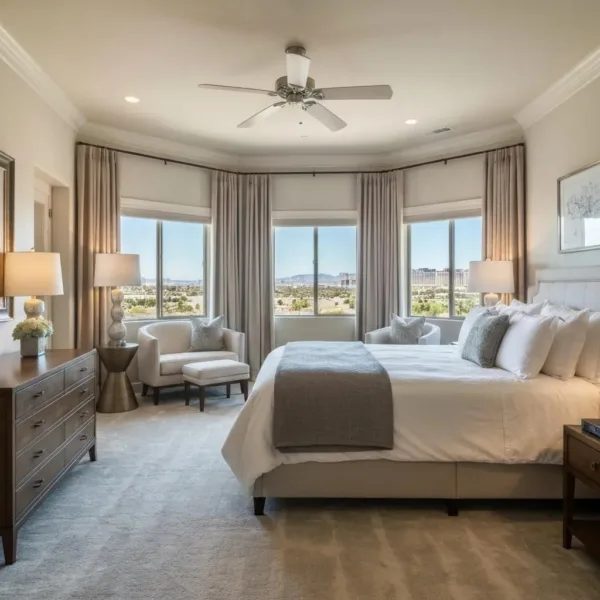 Luxury Addiction Treatment Center Suite In Las Vegas With Elegant Furnishings And Calming Atmosphere