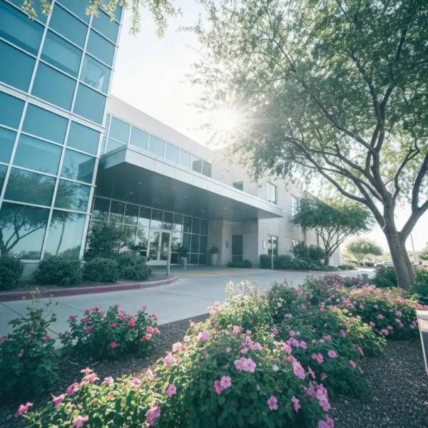 Blogs Modern Addiction Treatment Center In Las Vegas With Inviting Entrance And Lush Landscaping