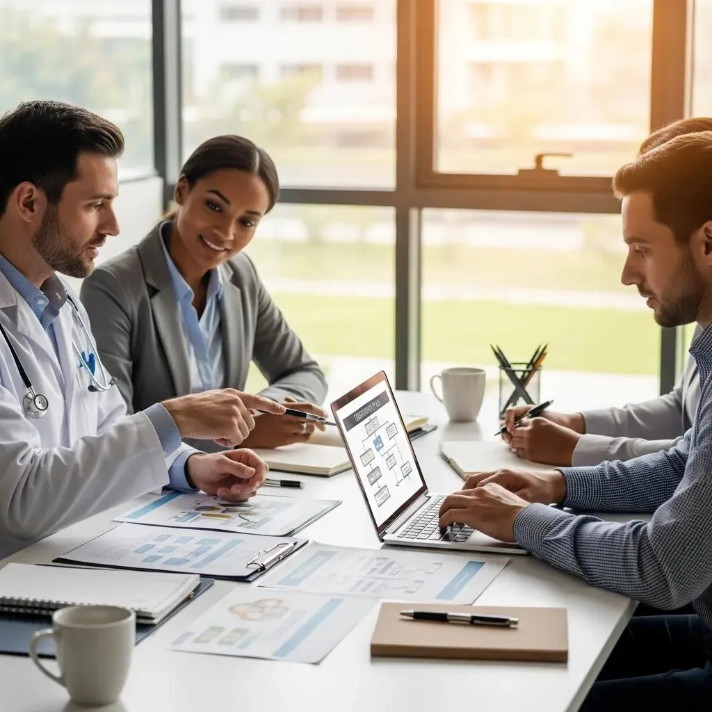 A Multidisciplinary Clinical Team Collaborating On A Personalized Treatment Plan