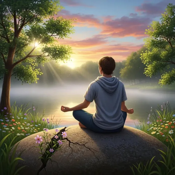 Blogs Person In Nature Reflecting On Emotional Healing In Addiction Recovery
