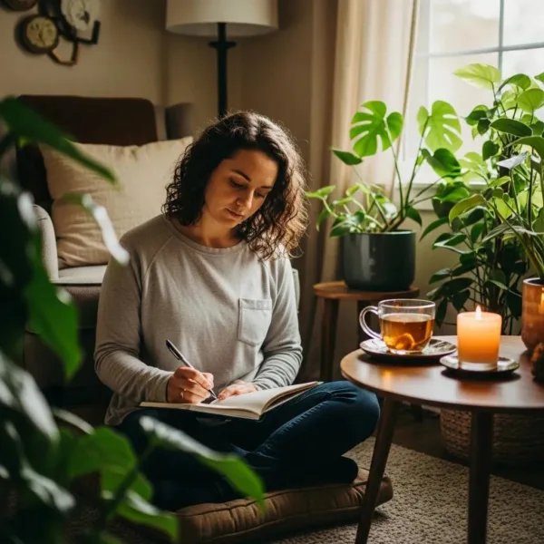 Person Practicing Mindfulness In A Calming Environment, Symbolizing Relapse Prevention And Self-Care