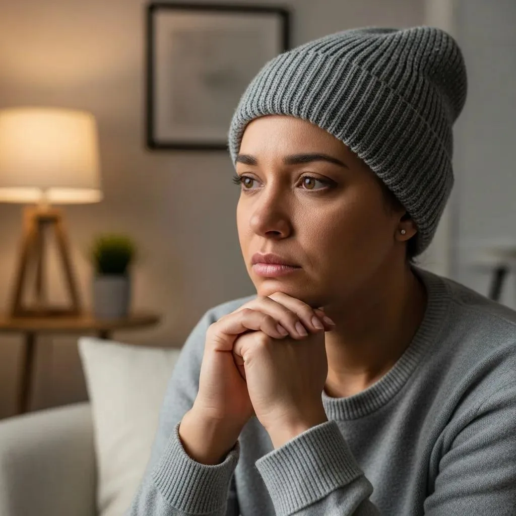 Person Reflecting On Signs Of Opioid Use Disorder In A Comfortable Home Setting