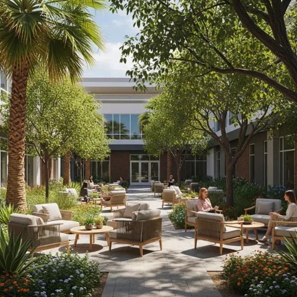Rehabilitation Center In North Las Vegas With Serene Outdoor Space Promoting Recovery And Hope