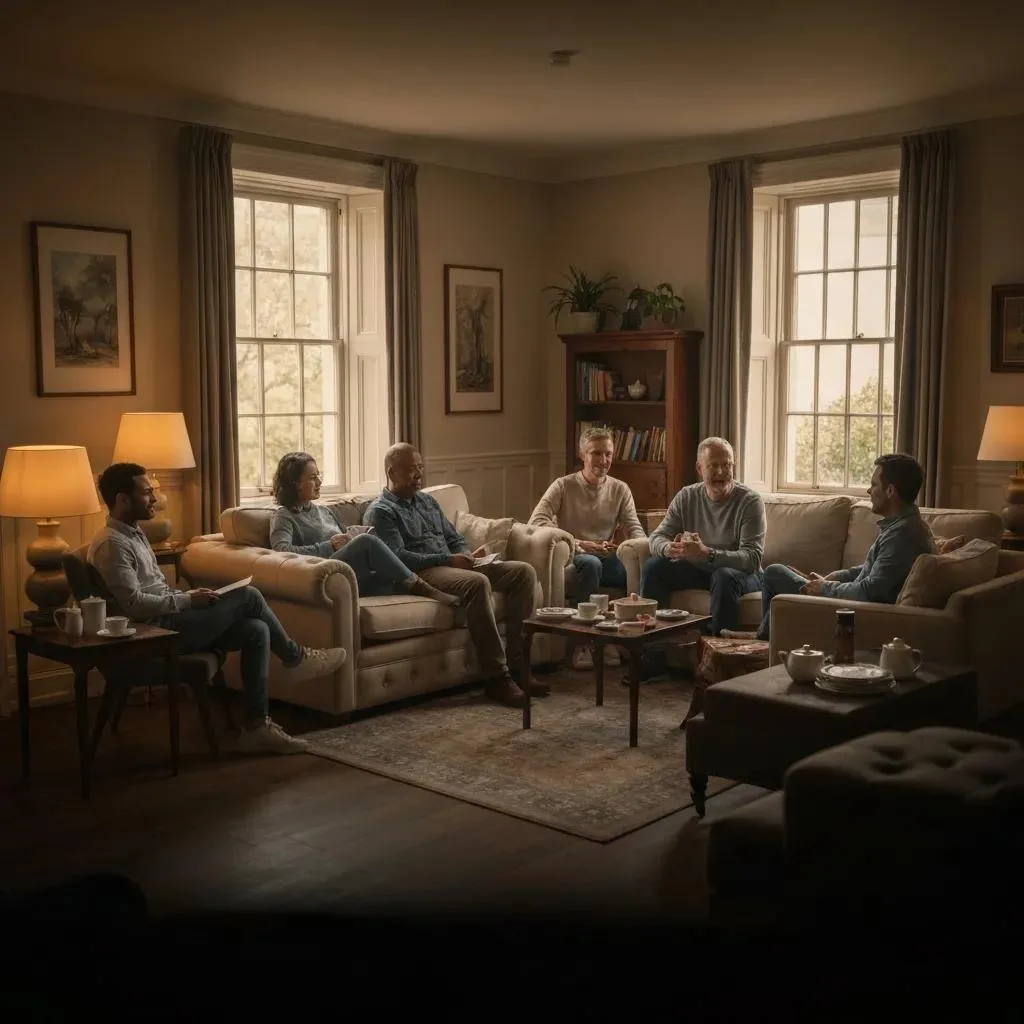 Peer Support Group Meeting That Complements Outpatient Detox Care