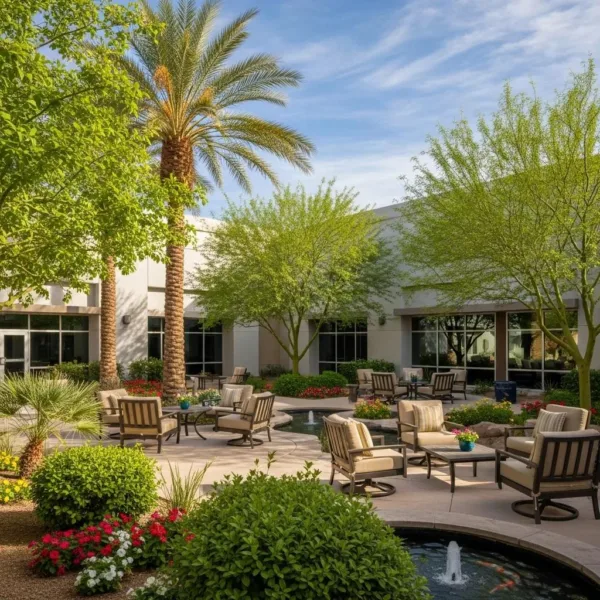 Welcoming Treatment Center In Las Vegas Symbolizing Hope And Recovery